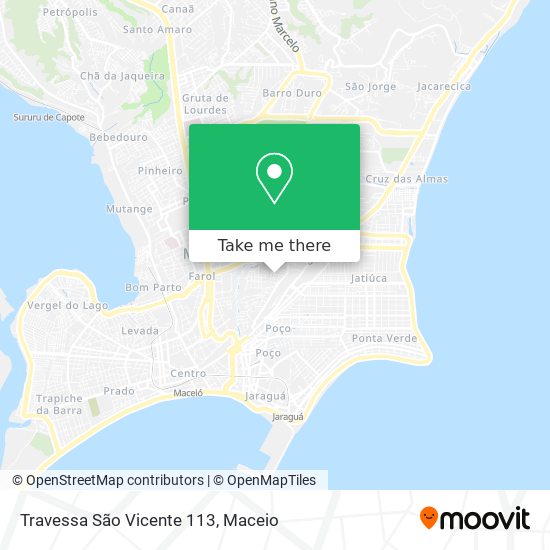 Travessa São Vicente 113 map