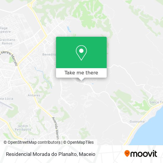 Mapa Residencial Morada do Planalto