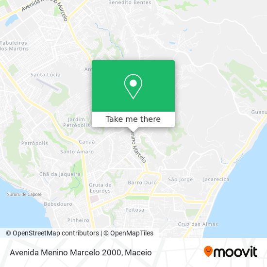 Mapa Avenida Menino Marcelo 2000