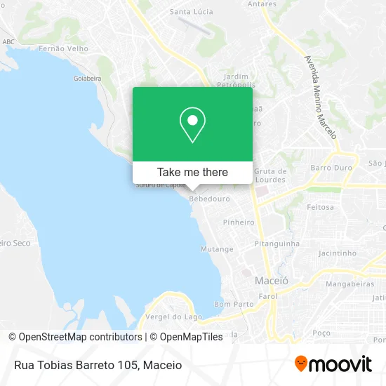 Rua Tobias Barreto 105 map