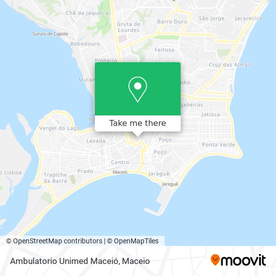 Mapa Ambulatorio Unimed Maceió