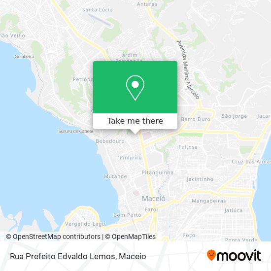 Rua Prefeito Edvaldo Lemos map