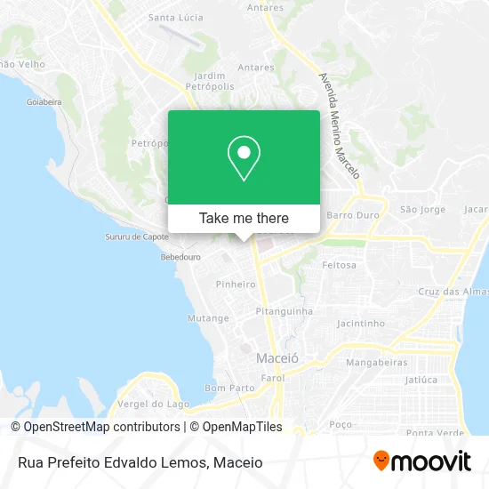 Rua Prefeito Edvaldo Lemos map