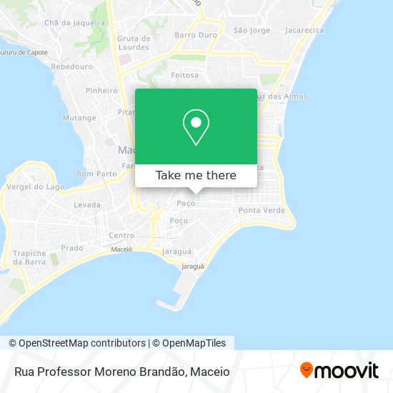 Rua Professor Moreno Brandão map