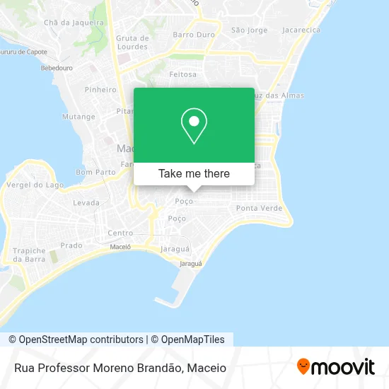 Rua Professor Moreno Brandão map