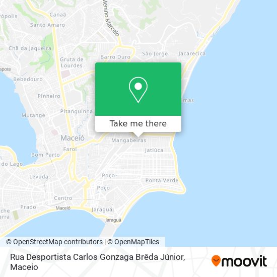 Rua Desportista Carlos Gonzaga Brêda Júnior map