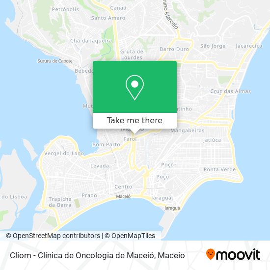 Mapa Cliom - Clínica de Oncologia de Maceió