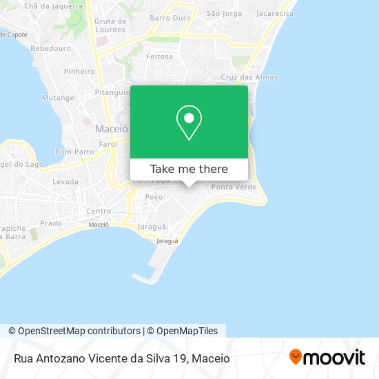 Rua Antozano Vicente da Silva 19 map