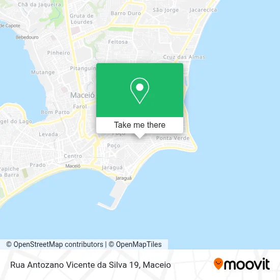 Rua Antozano Vicente da Silva 19 map