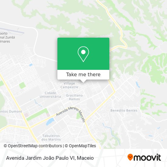 Avenida Jardim João Paulo VI map