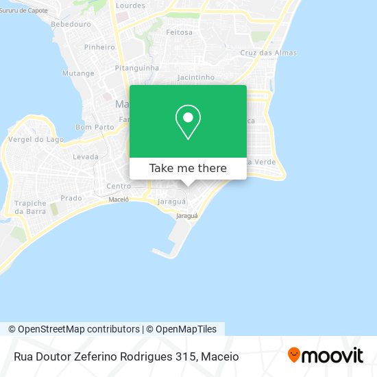 Rua Doutor Zeferino Rodrigues 315 map