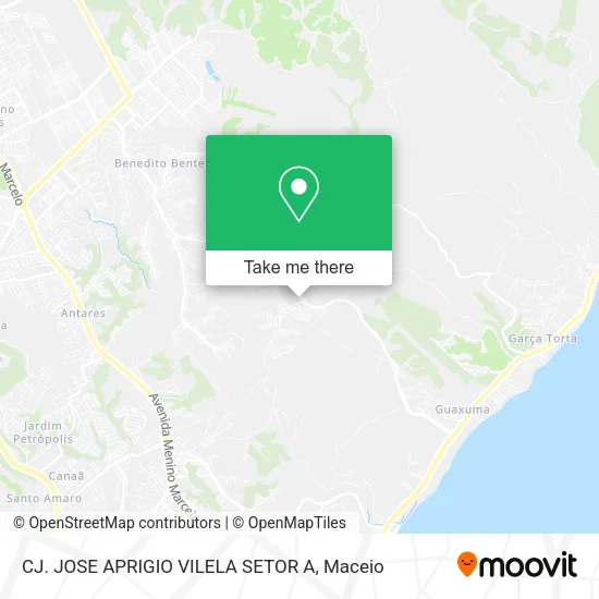 CJ. JOSE APRIGIO VILELA SETOR A map