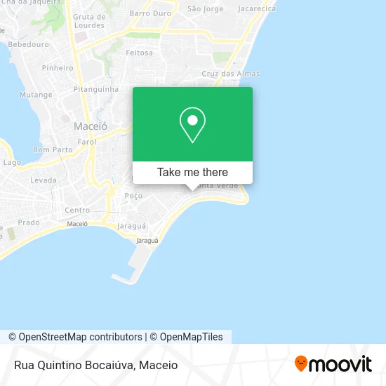 Rua Quintino Bocaiúva map