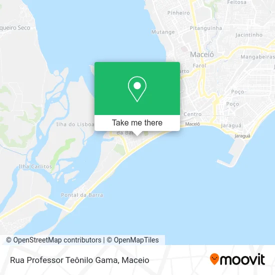 Rua Professor Teônilo Gama map