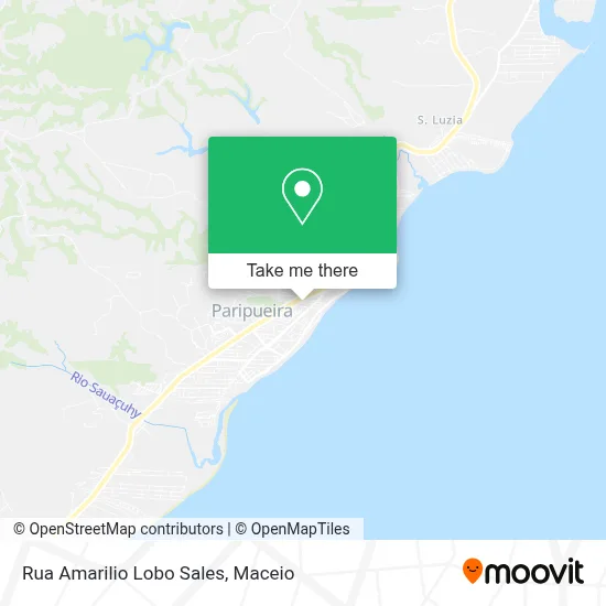 Rua Amarilio Lobo Sales map