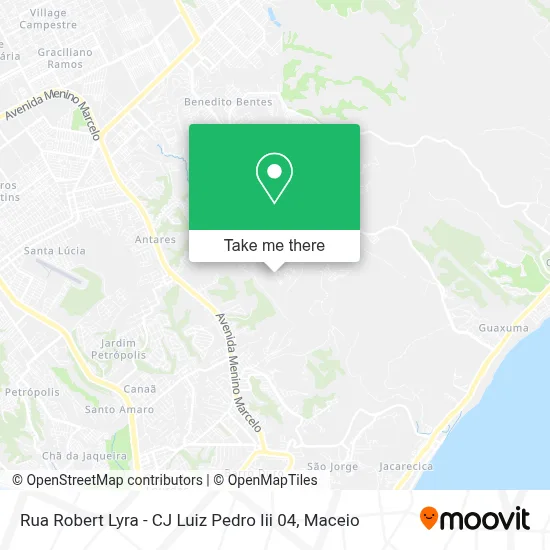Rua Robert Lyra - CJ Luiz Pedro Iii 04 map