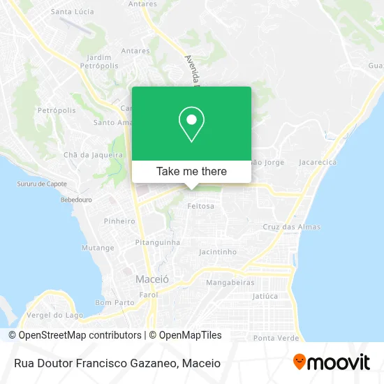 Rua Doutor Francisco Gazaneo map