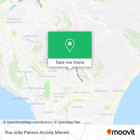 Rua João Passos Accioly map