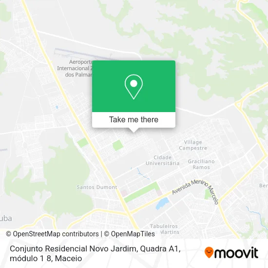 Conjunto Residencial Novo Jardim, Quadra A1, módulo 1 8 map