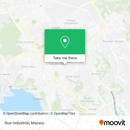 Rua Industrial map