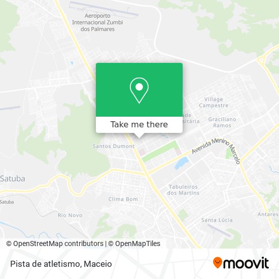 Pista de atletismo map