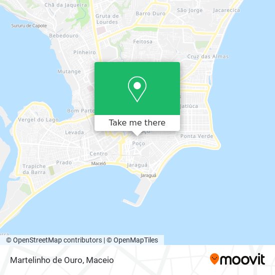 Mapa Martelinho de Ouro