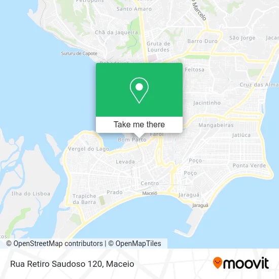 Rua Retiro Saudoso 120 map