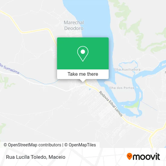 Rua Lucíla Toledo map