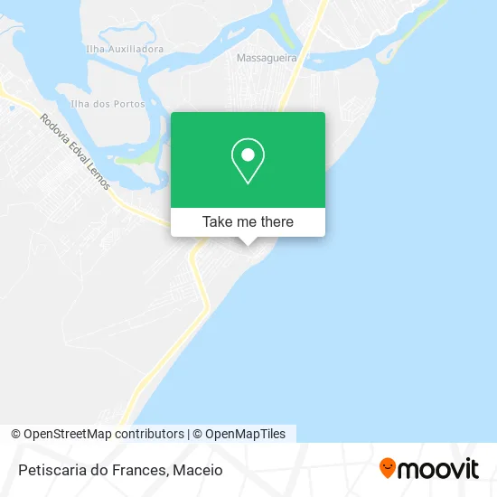 Petiscaria do Frances map