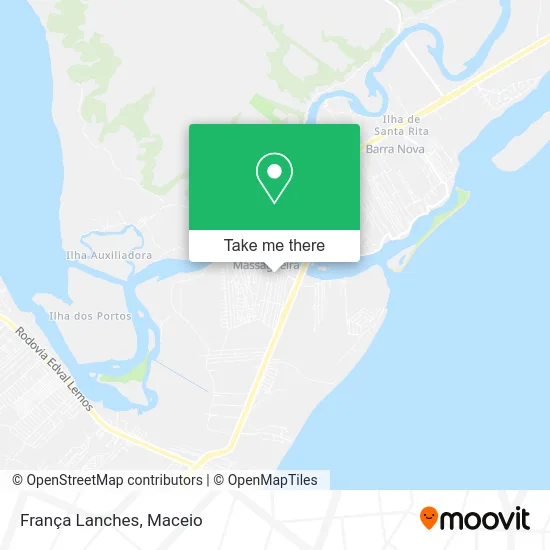 França Lanches map