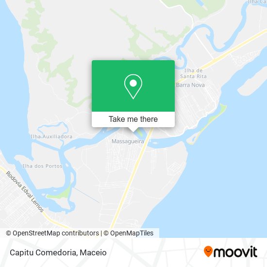 Mapa Capitu Comedoria, Avenida Nossa Senhora da Conceição Marechal Deodoro Marechal Deodoro-AL 57160-000