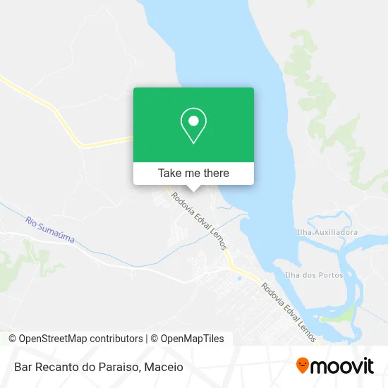 Bar Recanto do Paraiso, Marechal Deodoro Marechal Deodoro-AL 57160-000 map