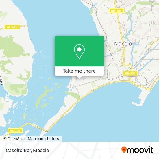 Caseiro Bar map