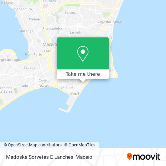 Madoska Sorvetes E Lanches map
