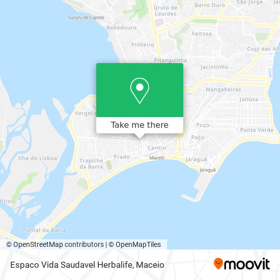 Espaco Vida Saudavel Herbalife map