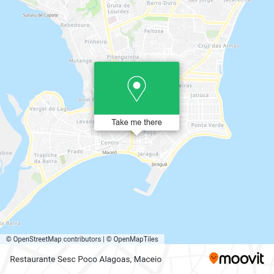 Restaurante Sesc Poco Alagoas map
