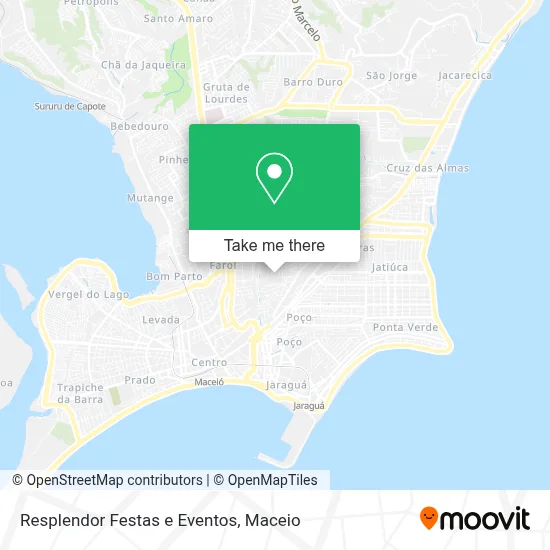 Resplendor Festas e Eventos map