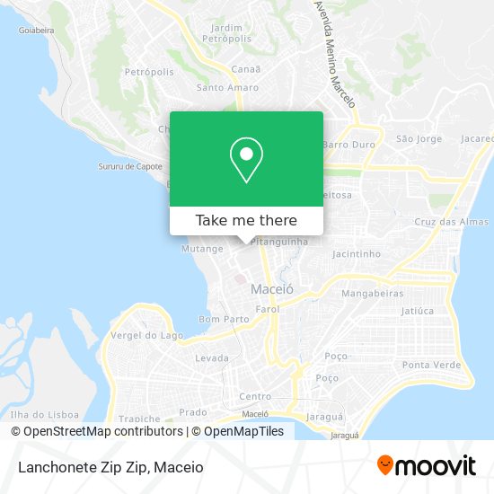 Lanchonete Zip Zip map