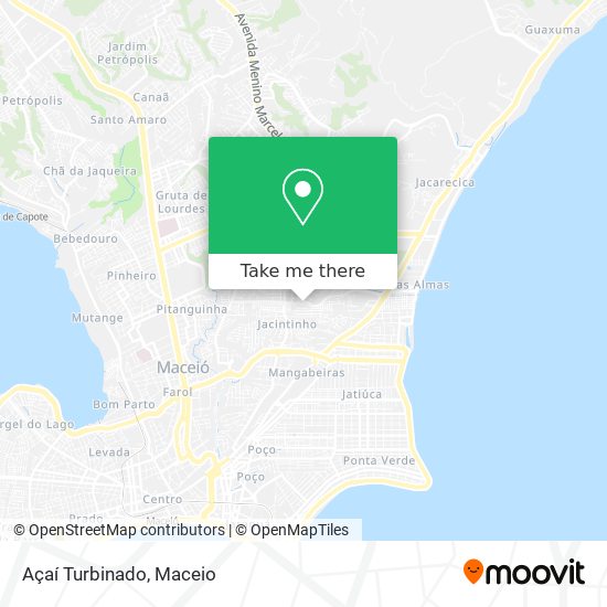 Açaí Turbinado map