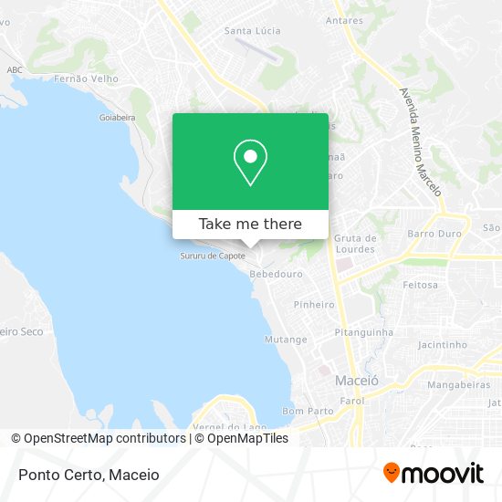 Ponto Certo map