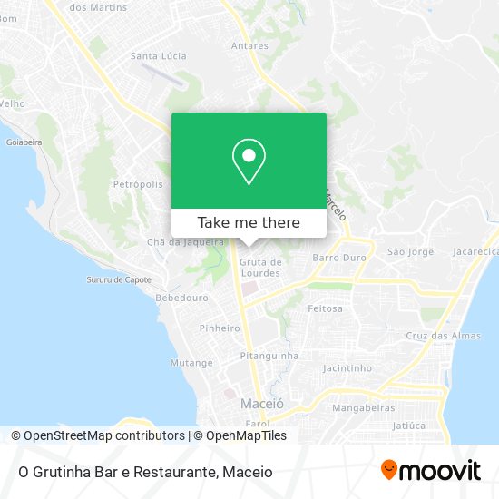 O Grutinha Bar e Restaurante map