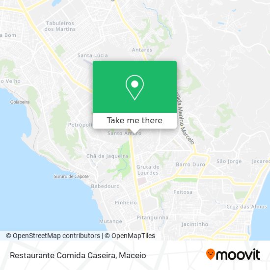 Restaurante Comida Caseira map