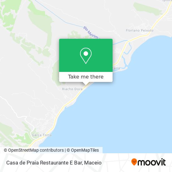 Casa de Praia Restaurante E Bar map
