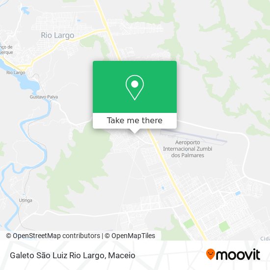 Galeto São Luiz Rio Largo map