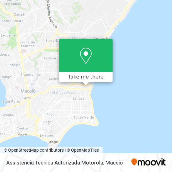 Assistência Técnica Autorizada Motorola map