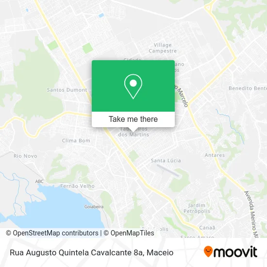 Rua Augusto Quintela Cavalcante 8a map