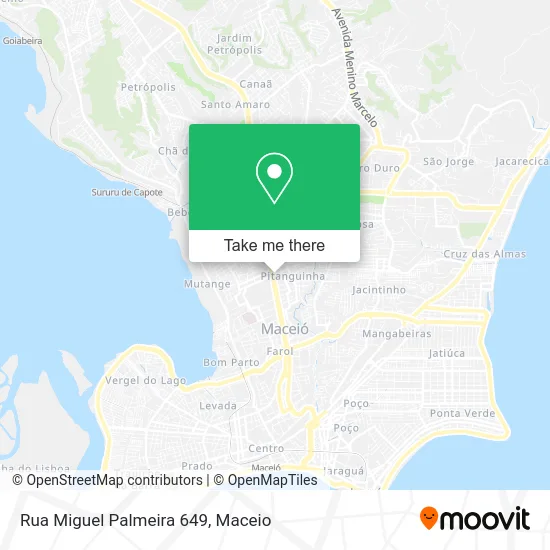 Rua Miguel Palmeira 649 map