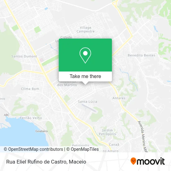 Rua Eliel Rufino de Castro map