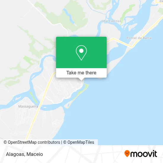 Alagoas map