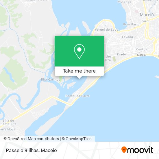 Passeio 9 ilhas map